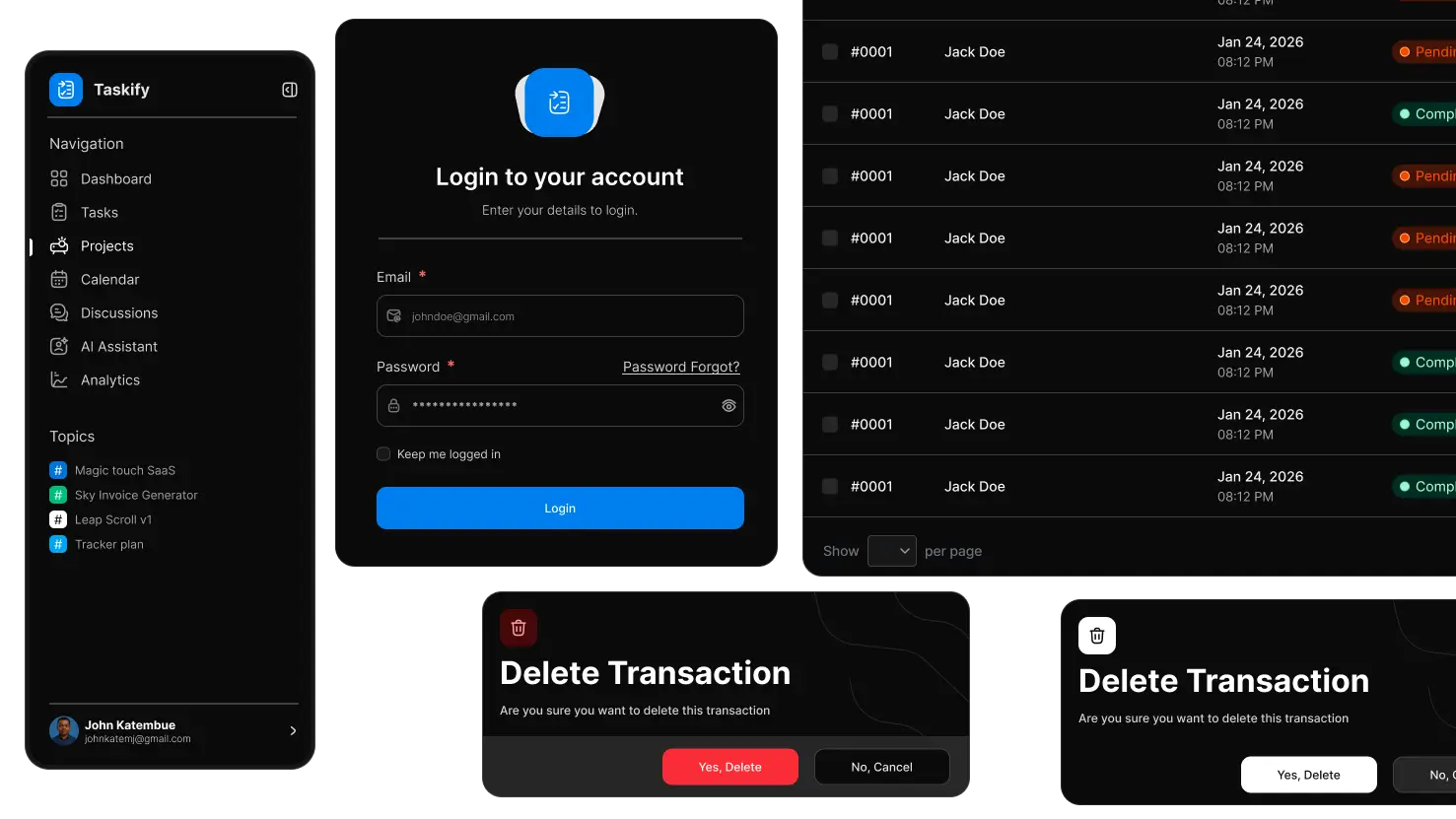 Illustration blocks dark