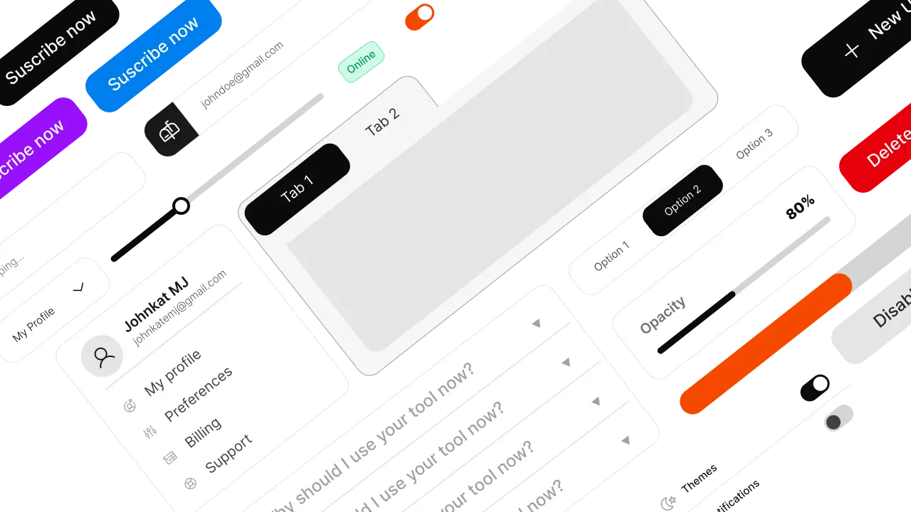 Illustration components light