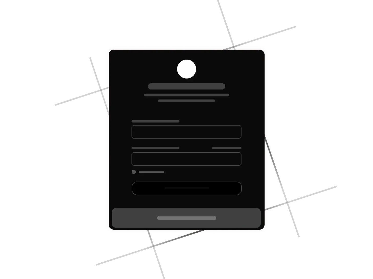 Illustration dark Login