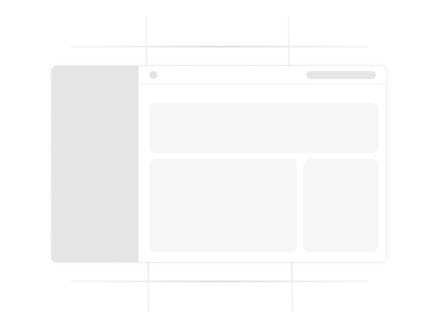 Illustration light Application shell